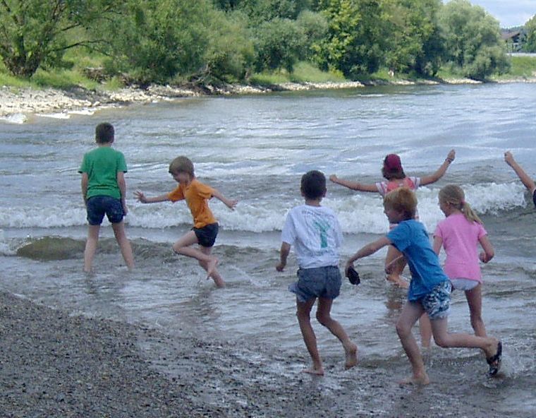 Erlebnisse am Donaustrand, Bild: Jürgen Gill