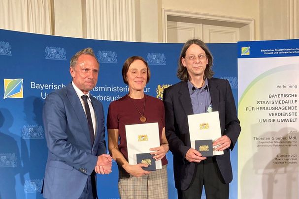 Auszeichnung mit der Umweltmedallie Niederbayern