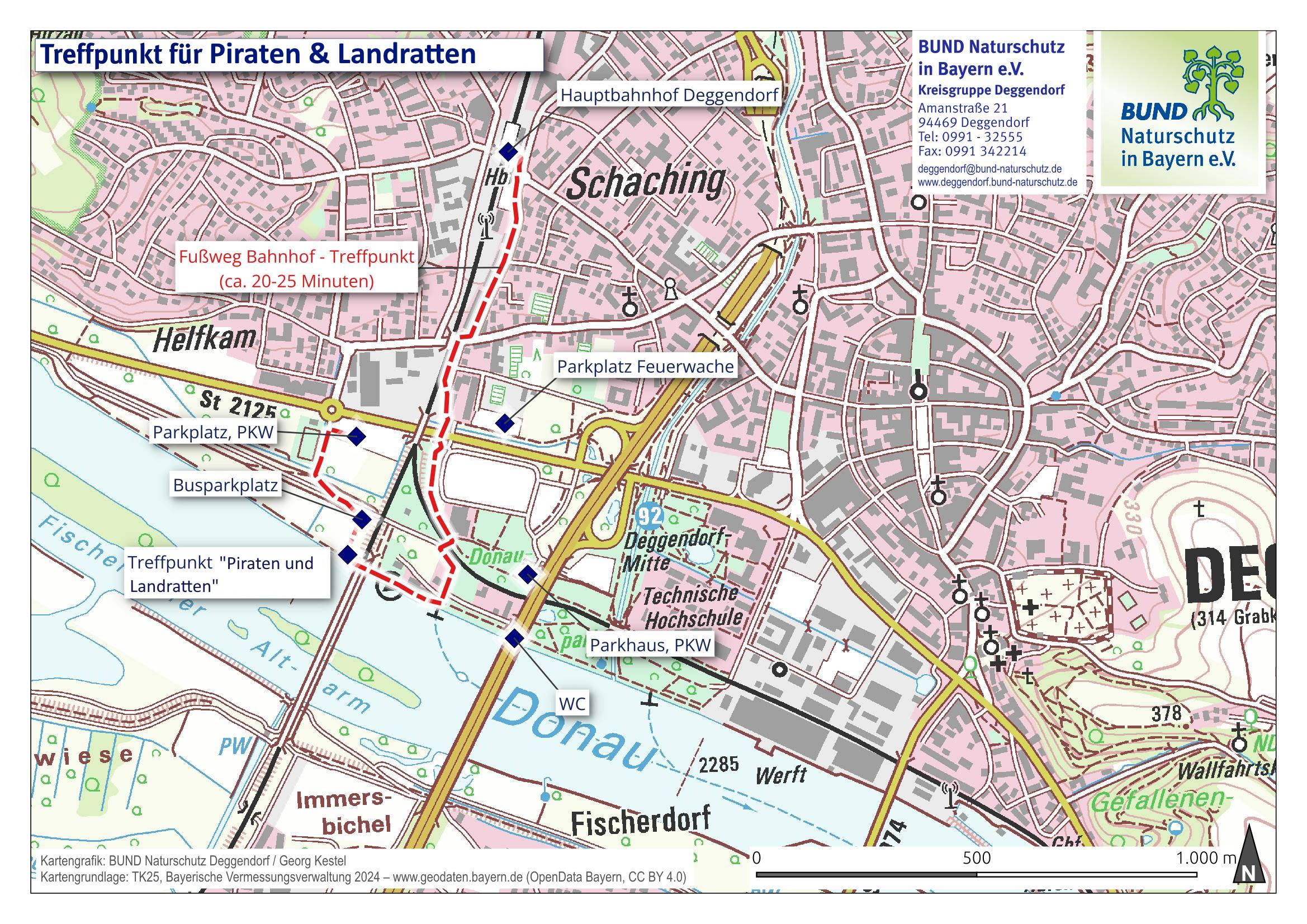 Treffpunkt Piraten und Landratten Karte, Treffpunkt Piraten und Landratten